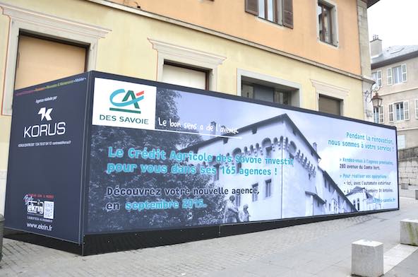 Pose palissade rétro-éclairée